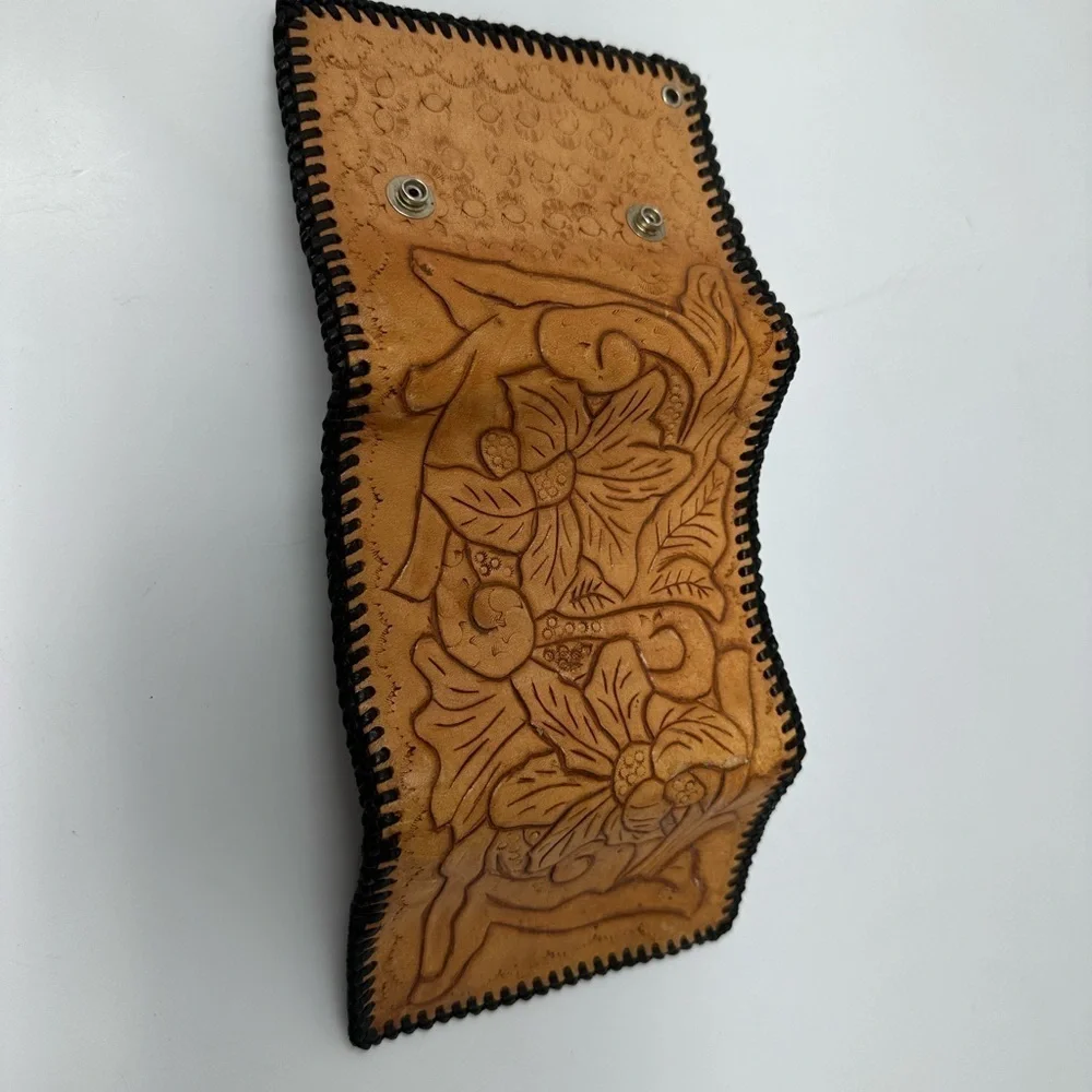 Hand Tooled Leather Wallet